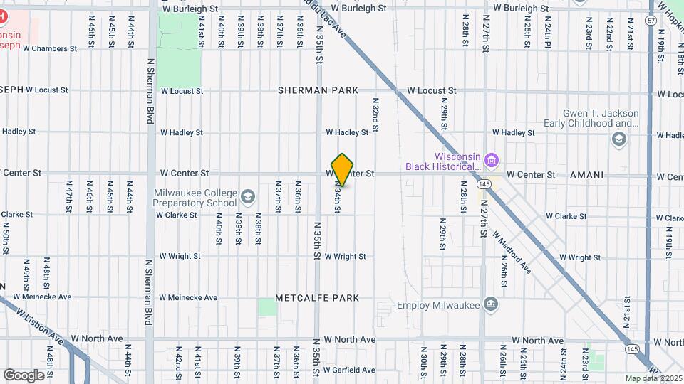 2646 N 34th St Map and Location Details