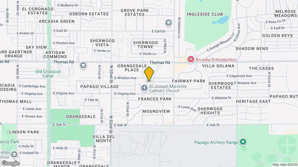 2639 N Walker Way Map and Location Details