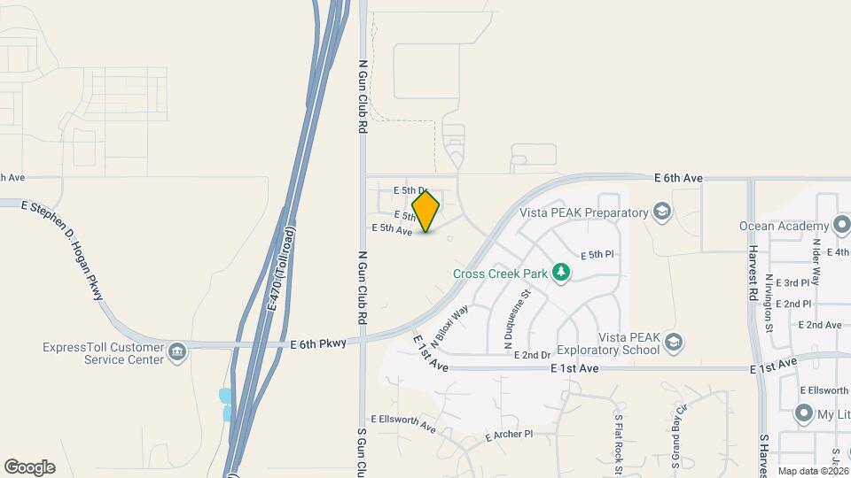 23678 E 5th Ave Map and Location Details