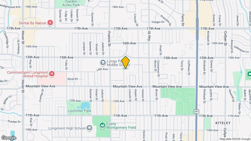 1381 14th Ave Map and Location Details