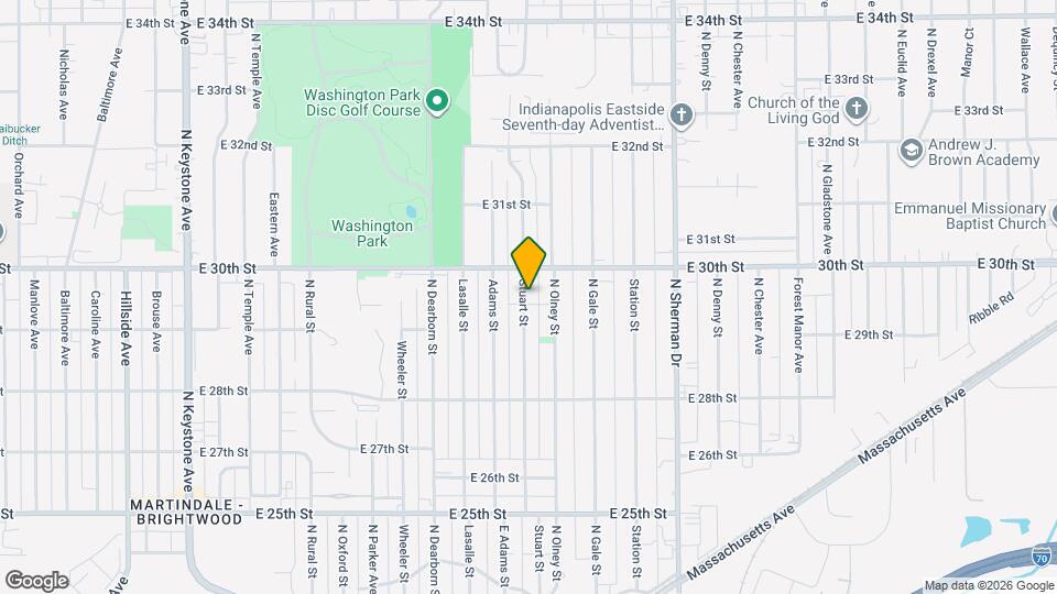 2941 Stuart St Map and Location Details
