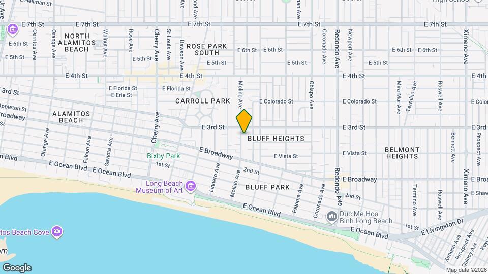 282 Molino Ave Map and Location Details