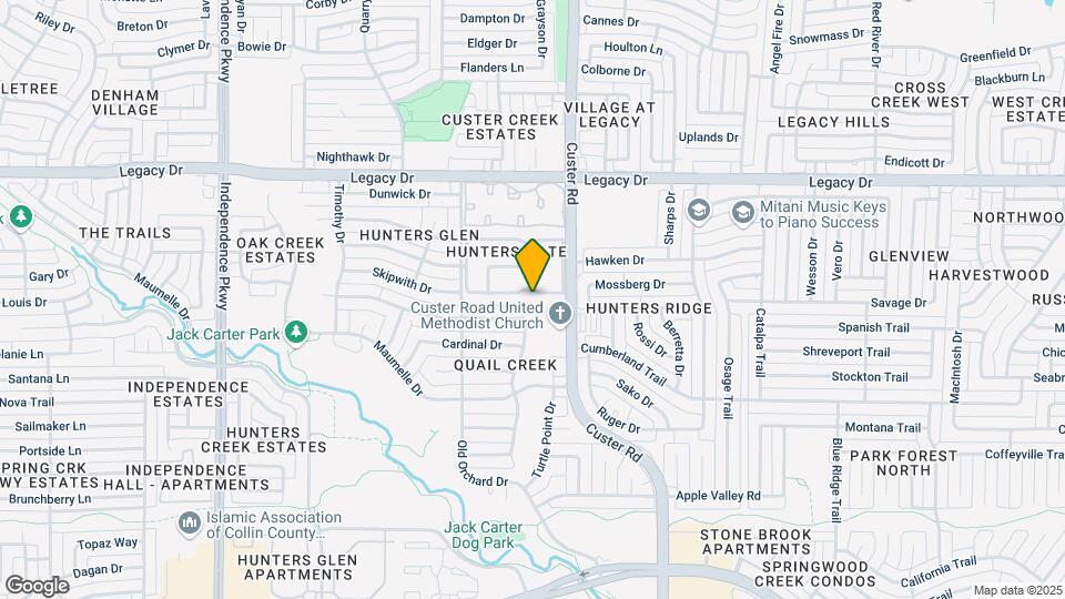 2120 Glenmont Dr Mapa y Detalles de la Ubicación