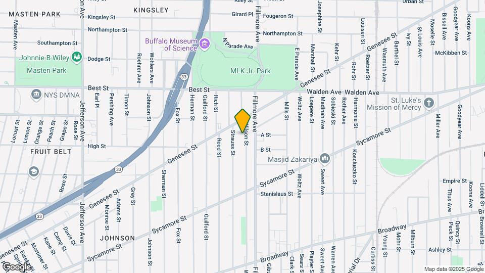 566 Doat St, Unit upper Map and Location Details