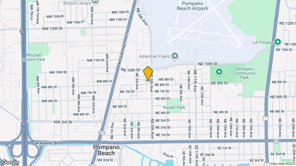 413 NE 8th St Map and Location Details