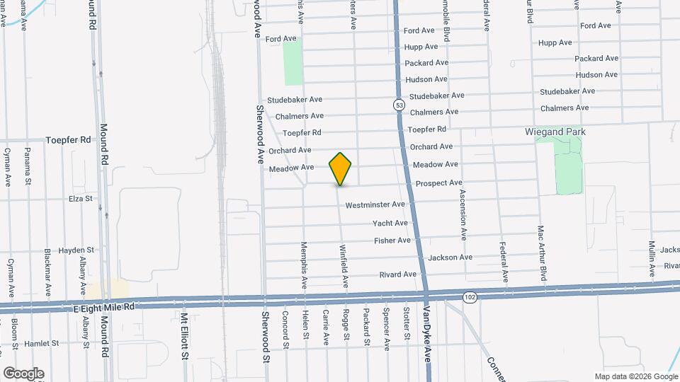 7204 Prospect Ave Mapa y Detalles de la Ubicación