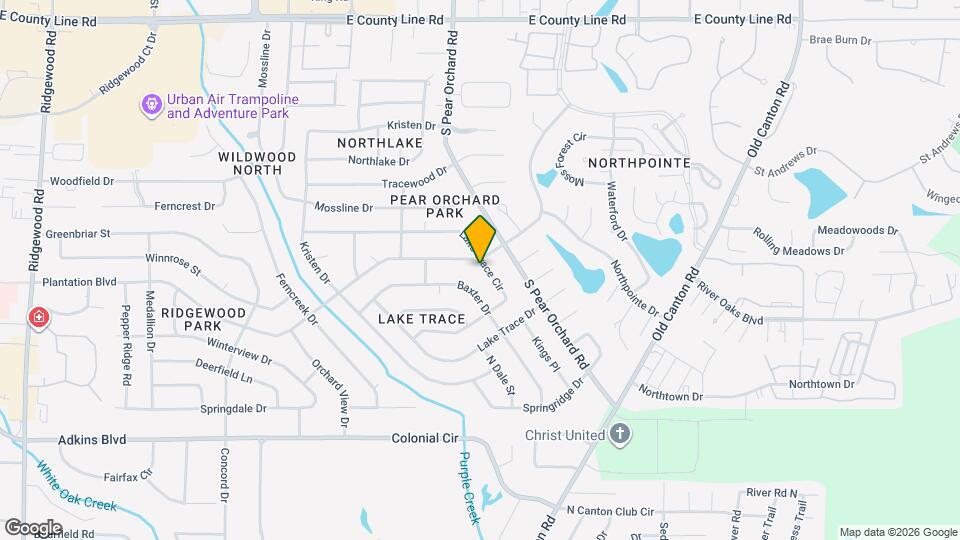 5958 Lake Trace Cir Map and Location Details