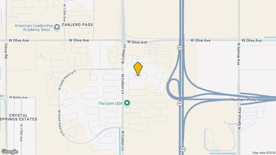 16976 W Diana Ave Map and Location Details