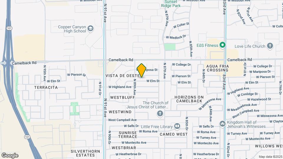 8820 W Elm St Map and Location Details