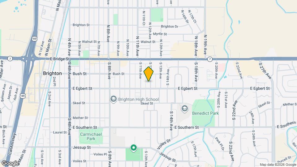 167 S 12th Ave Map and Location Details