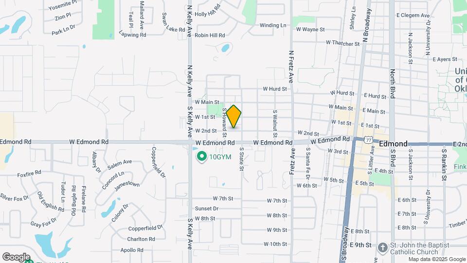 610 W 2nd St Map and Location Details