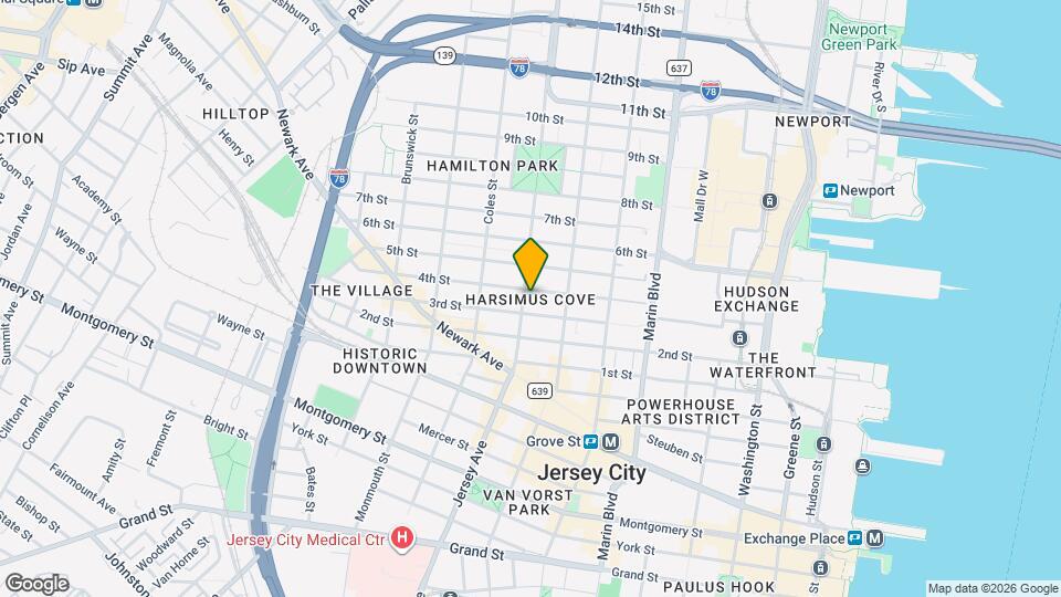 590 Jersey Ave Map and Location Details