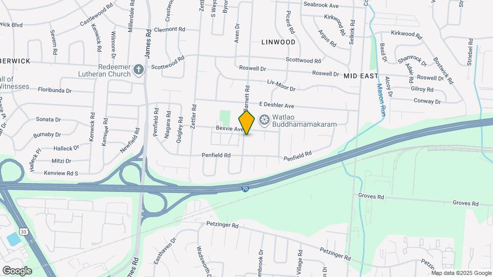 1810 Barnett Rd Map and Location Details