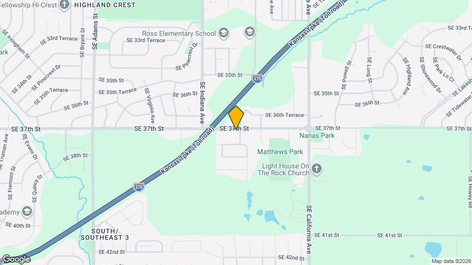 1631 SE 37th St Map and Location Details