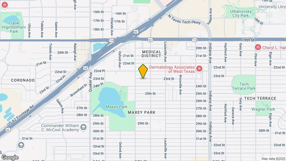 3809 23rd St Map and Location Details