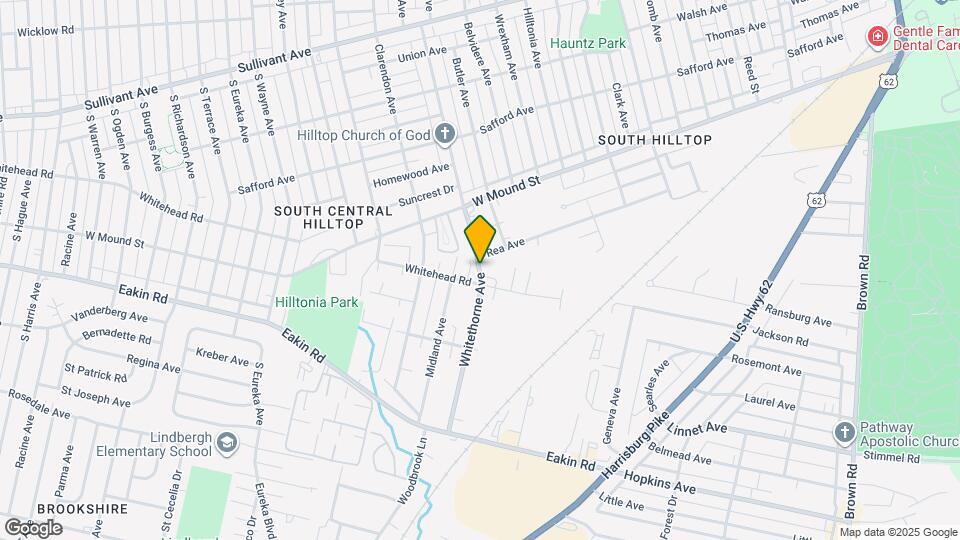 840 Whitethorne Ave Map and Location Details