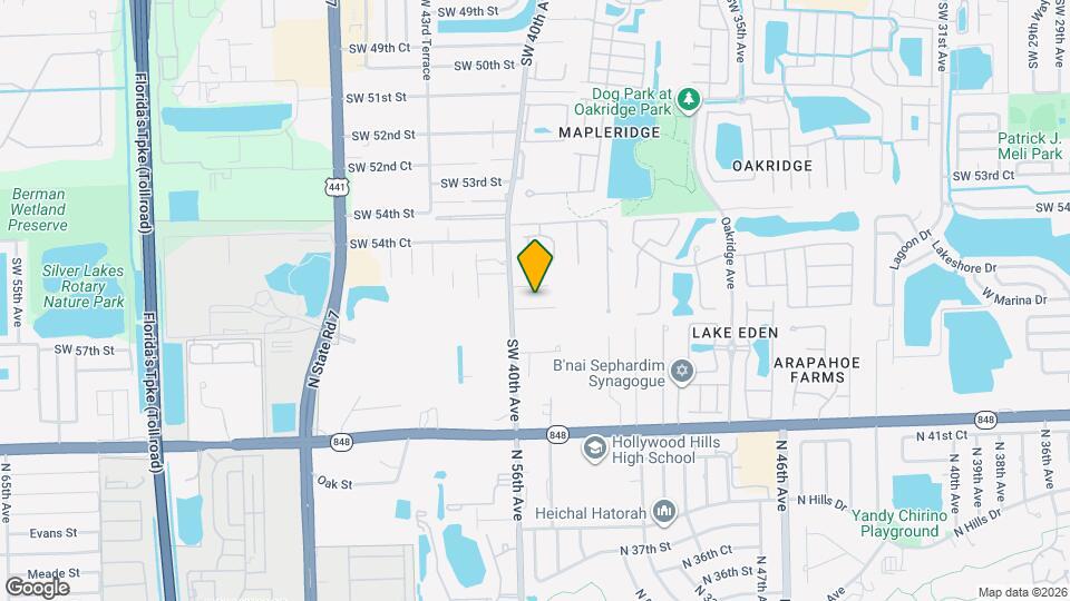 3911 SW 56th Ct Map and Location Details