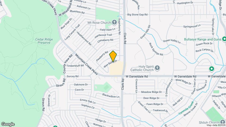 7034 Wax Berry Dr Map and Location Details