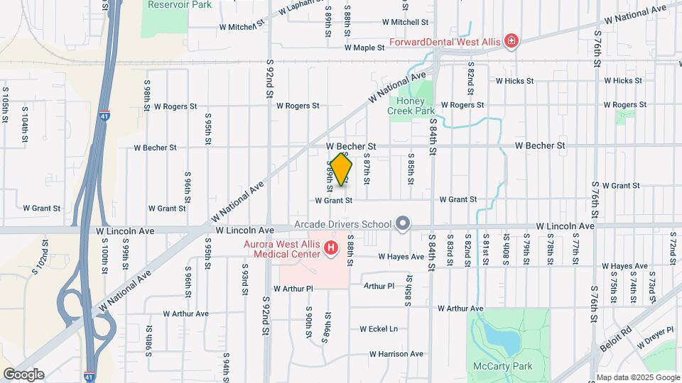 2181 S 88th St Map and Location Details