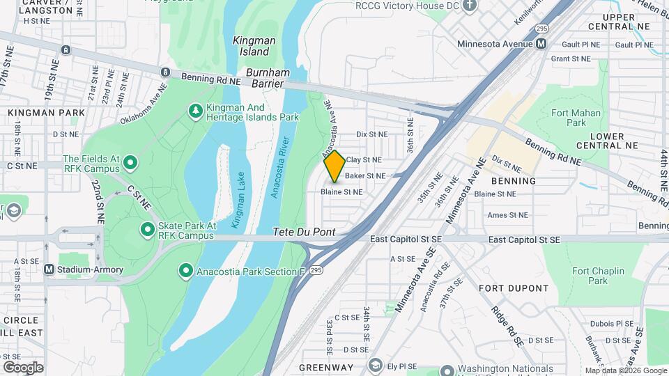 3318 Blaine St NE Map and Location Details