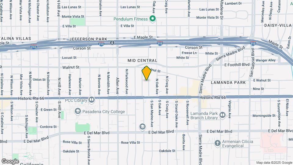 95 San Marino Ave Map and Location Details