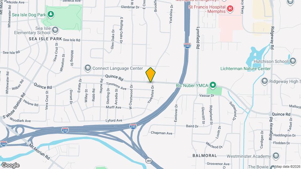 5599 Quince Rd Map and Location Details