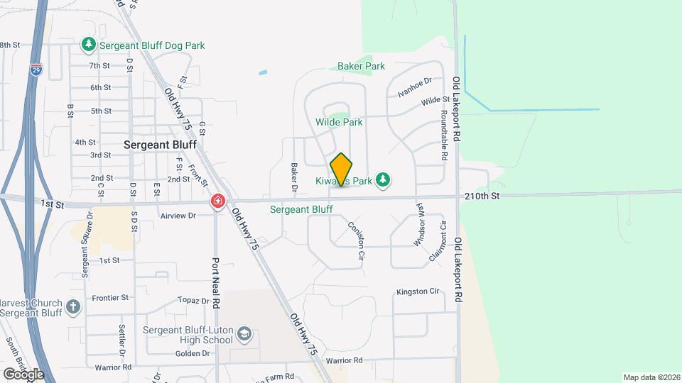 1304 Vandenberg Cir E Map and Location Details