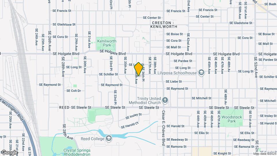 4816 SE 36th Ave Map and Location Details