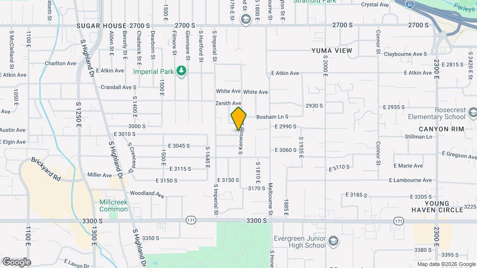 1761 Edward Ave Map and Location Details