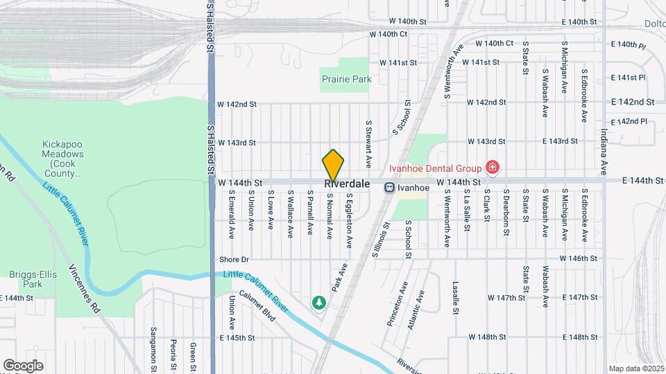 14401 S Normal Ave Map and Location Details