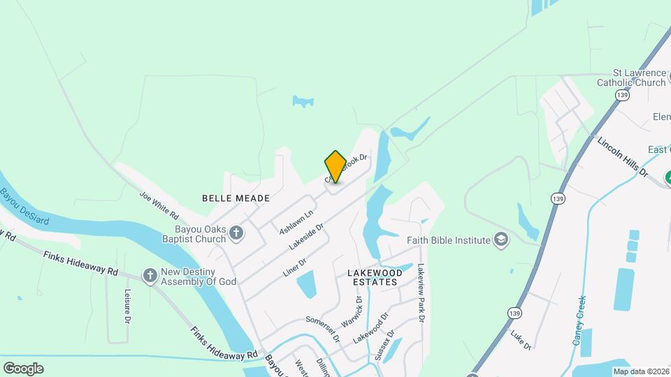 103 Cedarbrook Dr Mapa y Detalles de la Ubicación