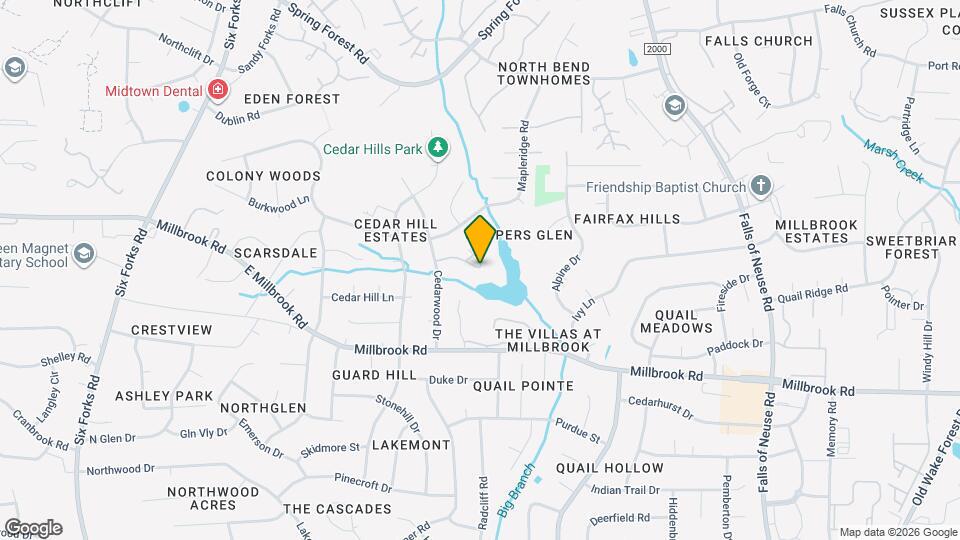 612 Pine Ridge Pl Map and Location Details