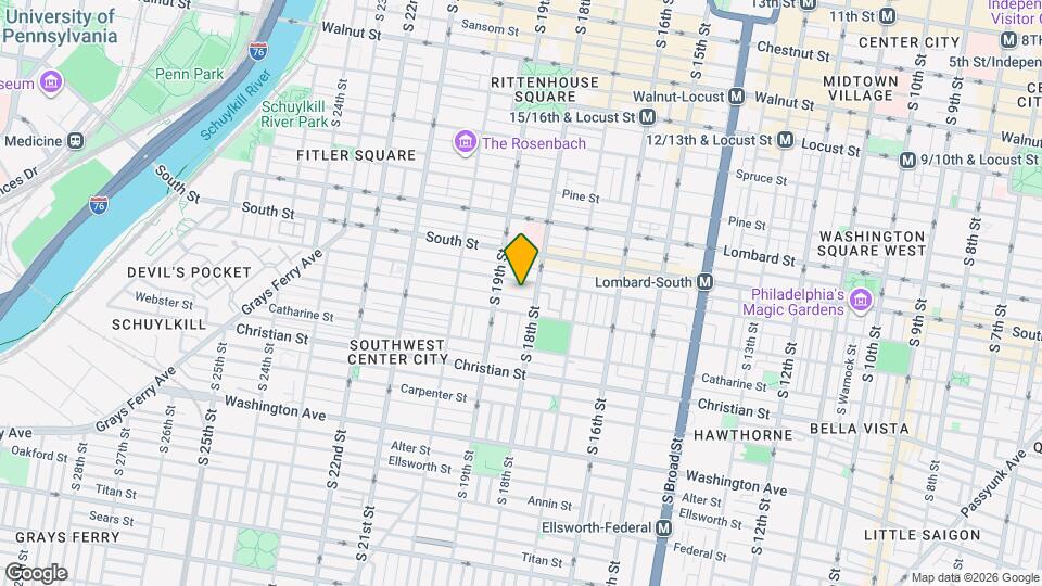1819 Pemberton St Map and Location Details