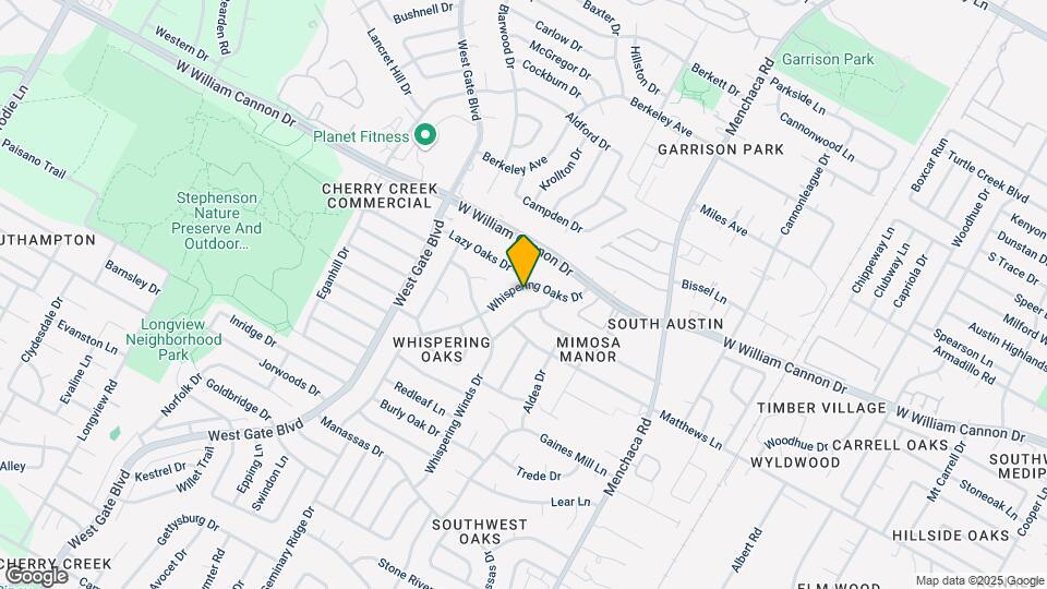 7011 Whispering Oaks Dr Map and Location Details