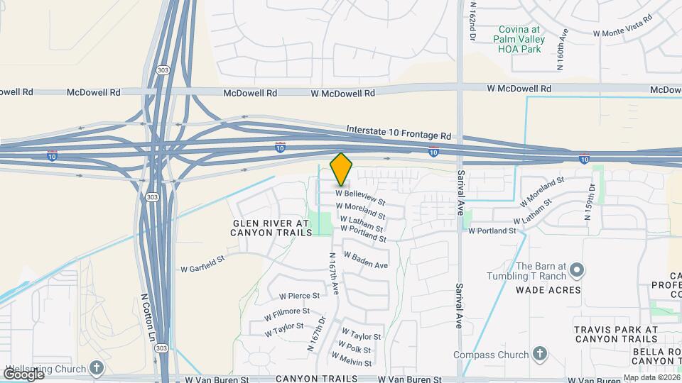 16668 W Belleview St Map and Location Details