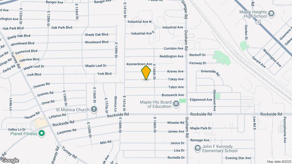 14416 Tokay Ave Map and Location Details