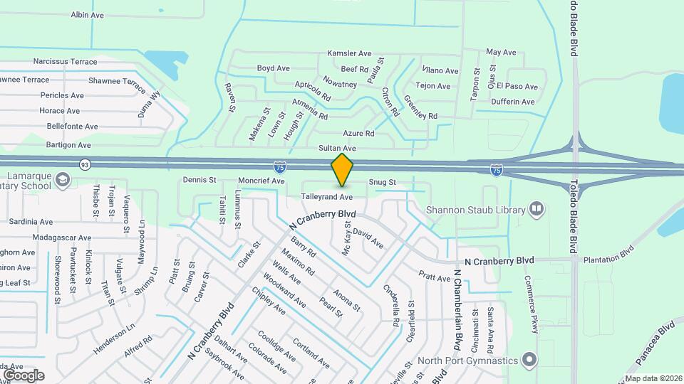 2640 Talleyrand Ave Map and Location Details