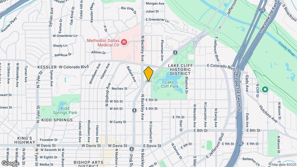 1118 N Zang Blvd Map and Location Details