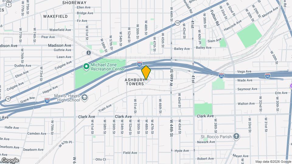 4722 Walworth Ave Map and Location Details