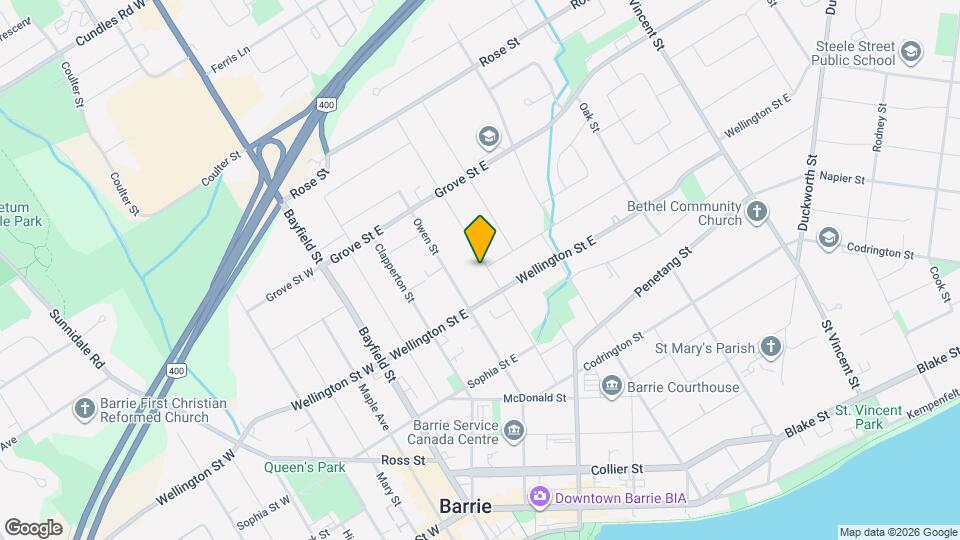 82 Peel St Map and Location Details