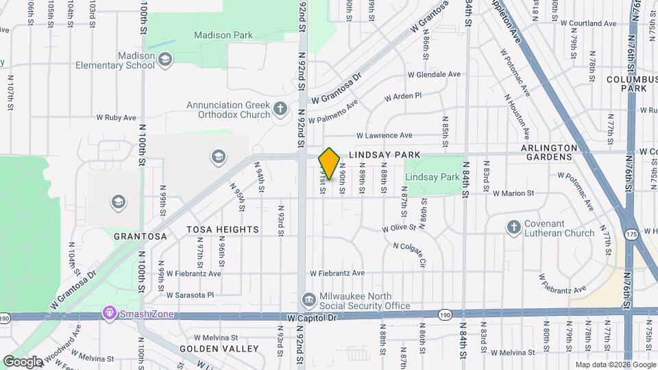 4322 N 91st St, Unit 4322 N. 91st Street Map and Location Details