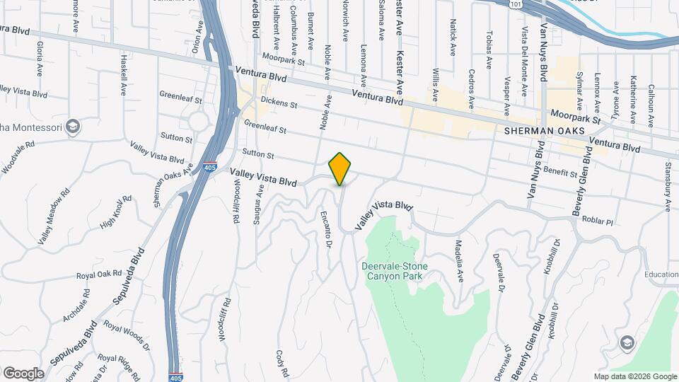 15026 Valley Vista Blvd Map and Location Details