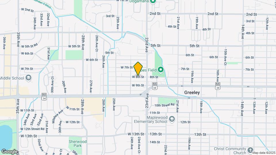 2324 W 8th St Map and Location Details
