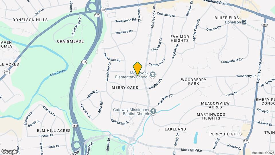 205 Cloverdale Ct Map and Location Details