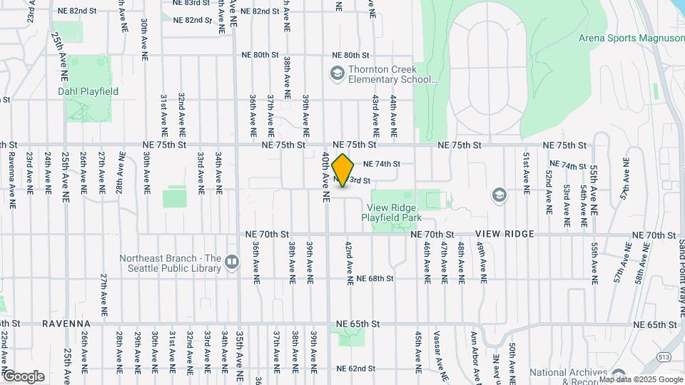 4020 NE 72nd St Map and Location Details