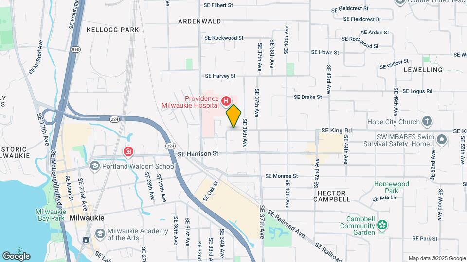 3430 SE King Rd Map and Location Details