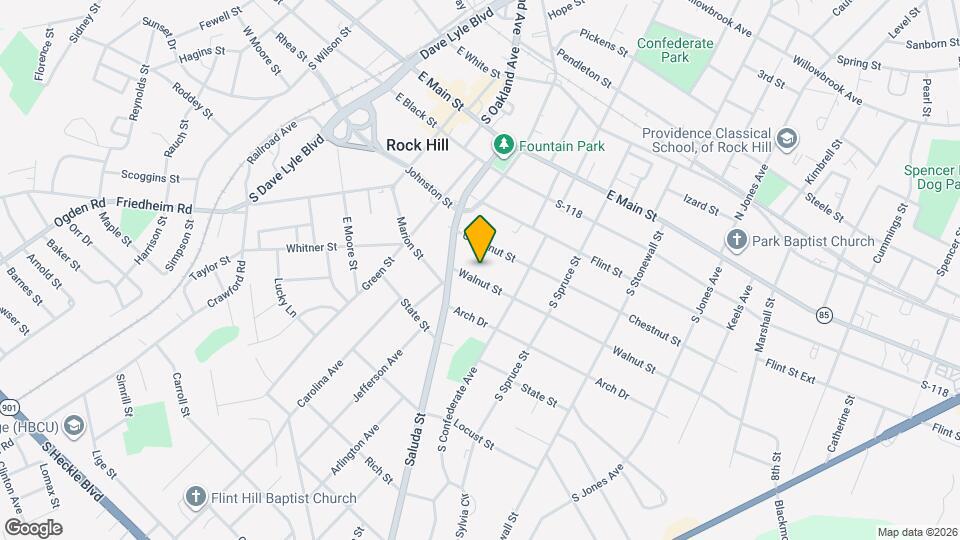 325 Walnut St Map and Location Details