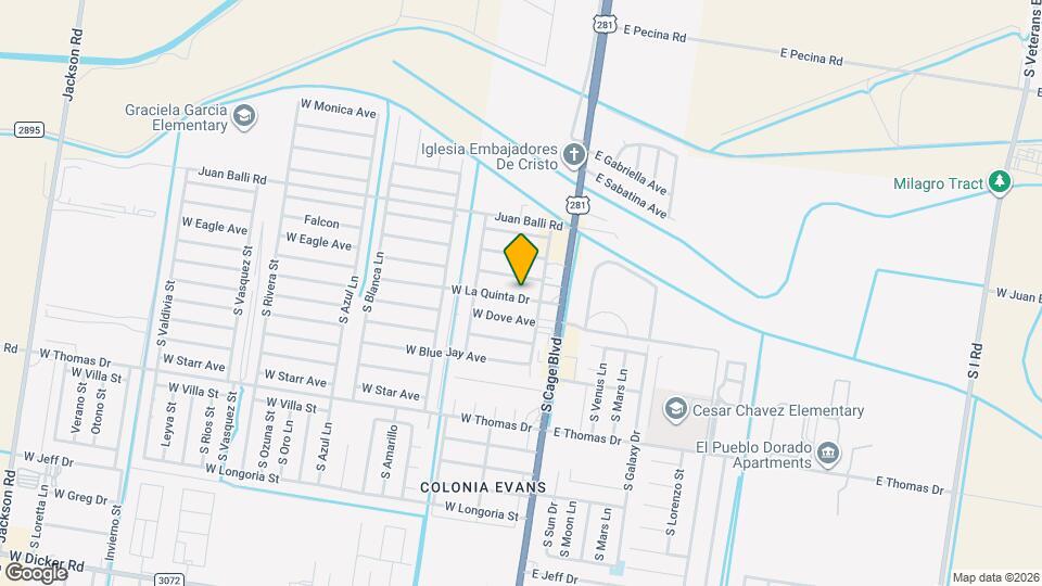 108 W La Quinta Dr Mapa y Detalles de la Ubicación