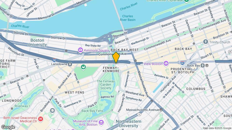 50 Charlesgate E, Unit Charlesgate East, Map and Location Details