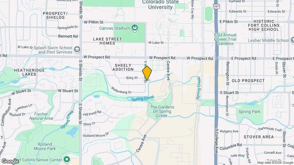 1804 S Whitcomb St Map and Location Details